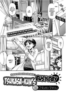 Orgasms [Chiba Toshirou] Tsukasa-kun no Tabou na Ichinichi | Tsukasa-kun's Busy Day (Comic Purumelo 2011-12) [English] {_ragdoll} Blow Job Contest