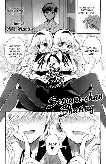 Gay Twinks [Izumiya Otoha] Geboku-chan Sharing | Servant-chan Sharing (Comic Hotmilk 2013-09) [English] {The Lusty Lady Project} Naked Sex