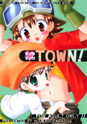 Gay Blondhair Tin Tin Town! - Digimon frontier Deflowered