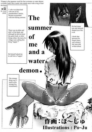 Teenporno Boku to Kappa no Natsu. | The Summer of Me and the Water Demon Shower