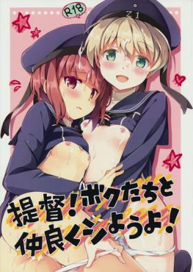 Gay Twinks Teitoku! Bokutachi To Nakayoku Shiyou Yo! - Kantai collection Man