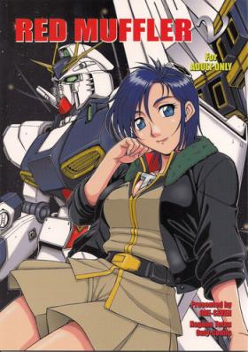 Teenie RED MUFFLER v - Gundam Gay Blackhair