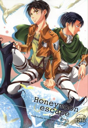 Gay Natural Honeymoon escape - Shingeki no kyojin Camsex