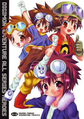 Clip Digimon Adventure All Series Heroes - Digimon adventure Ejaculation