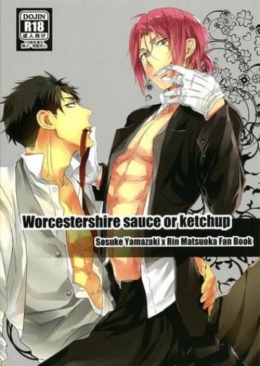 (SUPER24) [MIKADOYA (Mikado Yuya)] Worcestershire Sauce Or Ketchup (Free!) [English] [ichigo-day]