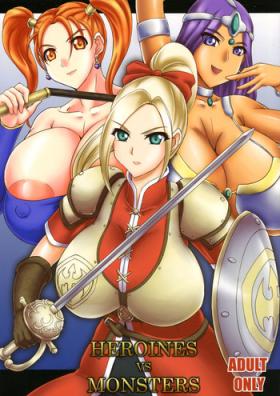Small Boobs HEROINES vs MONSTERS - Dragon quest heroes Tiny Titties