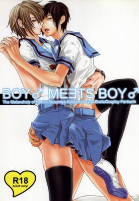 Young Petite Porn BOY♂ MEETS BOY♂ - The melancholy of haruhi suzumiya Sluts