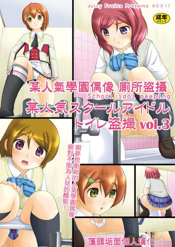 Cum On Tits Bou Ninki School Idol Toilet Tousatsu Vol. 3 | 某人氣學園偶像 廁所盜攝 Vol. 3 - Love Live Wanking