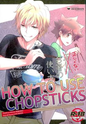 Anal Licking HOW TO USE CHOPSTICKS - Katekyo hitman reborn Top