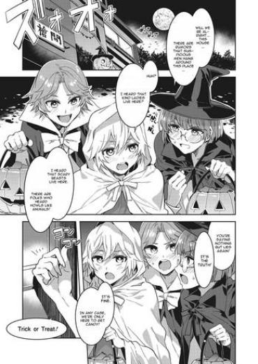 Double Blowjob Souma Ikka No Halloween  Kissing