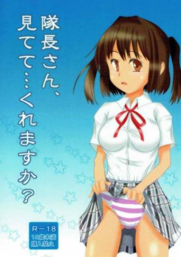 Ass Fetish Taichou-san, Mitete… Kuremasu Ka? – Schoolgirl Strikers