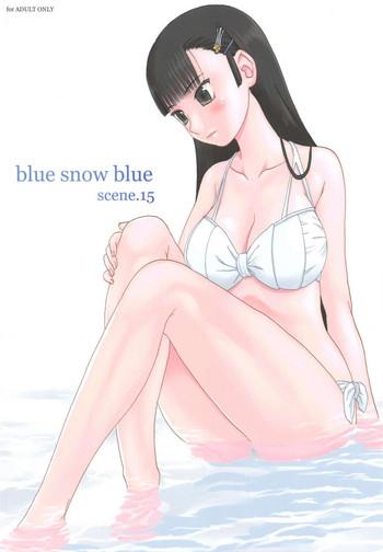 Hardcore Porno blue snow blue scene.15 - In white Tan