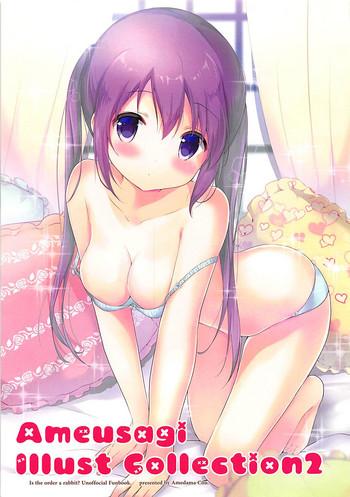 Roludo Ameusagi Illust Collection 2 - Gochuumon wa usagi desu ka Sexy Girl Sex