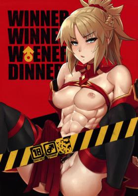 Satin WINNER WINNER W♂ENER DINNER - Fate grand order Cum On Tits