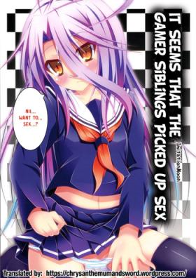 Hottie Gamer Kyoudai ga Sex wo Oboeta You desu | It Seems that the Gamer Siblings Picked up Sex - No game no life Amature