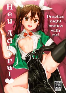 Small Tits Teitoku yo Wagahai to Yasen de Jissen ja | Hey Admiral! Practice night battles with me! - Kantai collection Indoor