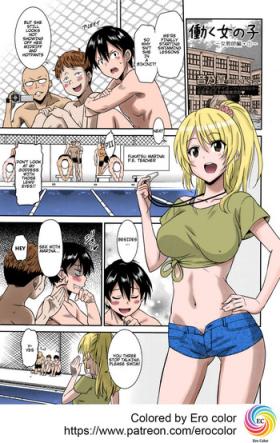 Monstercock [Otono Natsu] Hataraku Onnanoko -Onnakyoushi Hen 1- | Working Girl -Female Teacher Chapter- (Manga Bangaichi 2016-01)[English][Colorized][Erocolor] Jocks