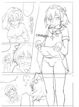Huge Ass Unfinished Comic - Fate grand order Black Gay