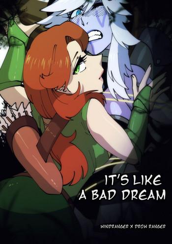 Tiny Titties "It's Like A Bad Dream" Windranger X Drow Ranger Comic By Riko - Defense Of The Ancients