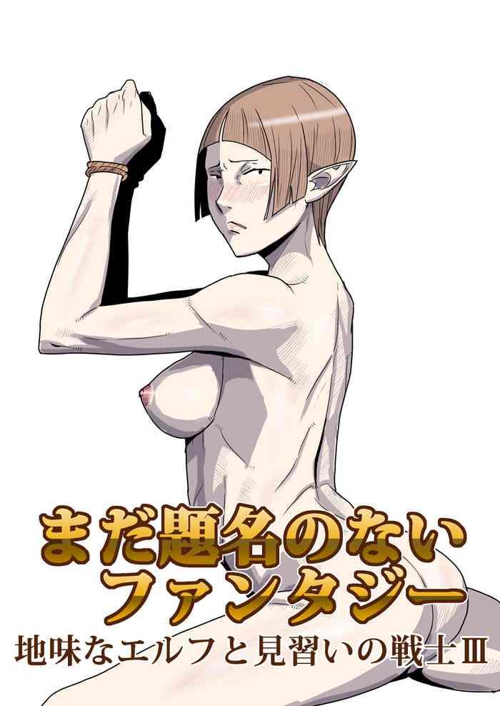 Tiny Tits Porn Mada Daimei no Nai Fantasy - Jimi na Elf to Minarai no Senshi III - Original Sex Pussy