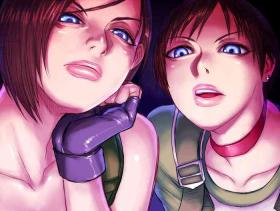 Costume Jill Valentine & Rebecca Chambers - chatroulette - Resident evil Cumswallow