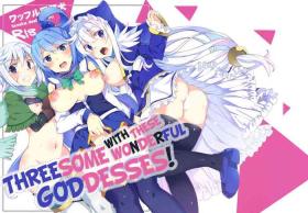Bdsm Kono Subarashii Megami-tachi to 3P o! | Threesome with These Wonderful Goddesses! - Kono subarashii sekai ni syukufuku o Brother Sister