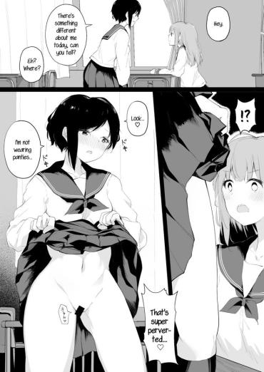 Free Fucking [Maguro Shining] Do-M Kanojo Ga No-Pan Toukou Shita Yuri Coup | Super Masochist Girl Goes To School With No Panties [English] [Binbou Scanlation] – Original