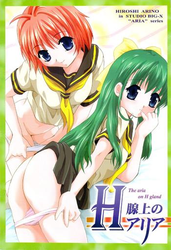 Assfingering H Senjou no Aria - Onegai twins Sexy Girl