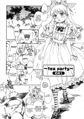 Bizarre Tea Party Ch.1-2 - Alice in wonderland Teen Blowjob
