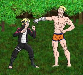 Mamando Boruto vs Naruto - Boruto Dicks