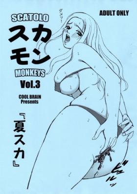 Gordinha Scatolo Monkeys / SukaMon Vol. 3 - Summer Scat Women Sucking Dick