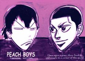 Old Young PEACH BOYS - Yowamushi pedal Gay Kissing