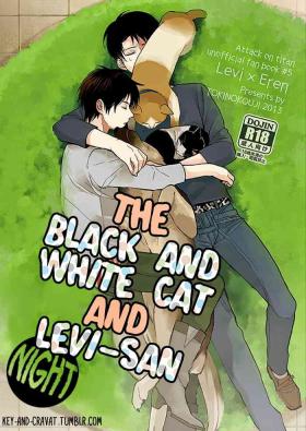 Spoon The Black and White Cat and Levi-san - Shingeki no kyojin | attack on titan Eng Sub