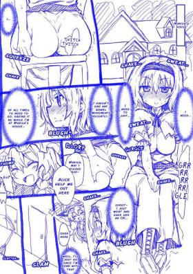 Free Amateur Alice and Marisa's Smelly Kiss - Touhou project Vagina