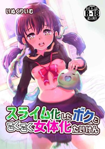 [InuCream (InuCreamice)] Slime-ka Shita Boku To Nottori Gokugoku Nyotaika Taiken