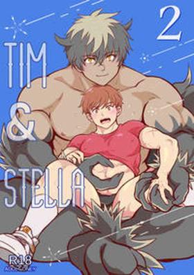 Black Tim & Stella 2 Cumfacial