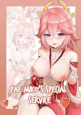 Hardcore Gay Yae Miko's special service - Genshin impact Piroca