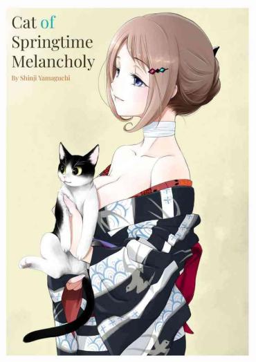 Large Shunshuu No Neko | Cat Of Springtime Melancholy – Original