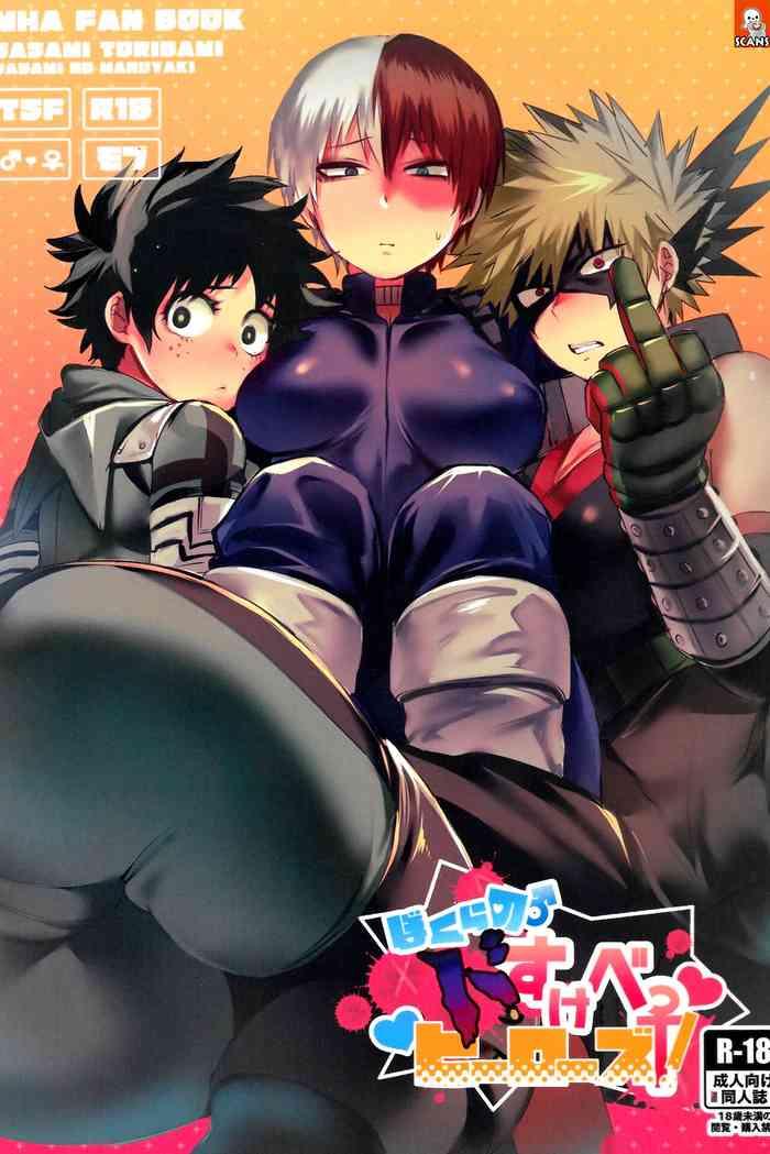 Branquinha Bokura No Dosukebe Heroes! - My Hero Academia | Boku No Hero Academia Three Some