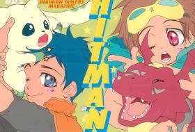 And HITMAN - Digimon tamers Ass Licking