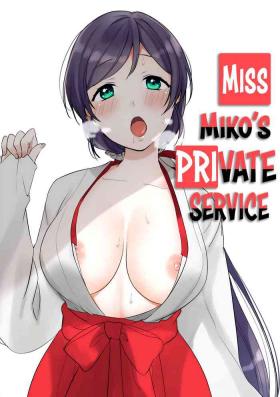 Ginger Miko-san no Himitsu no Gohoushi | Miss Miko's Private Service - Love live Anal Creampie