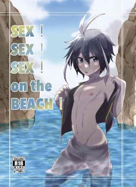 Foot SEX! SEX! SEX on the beach!! Jockstrap