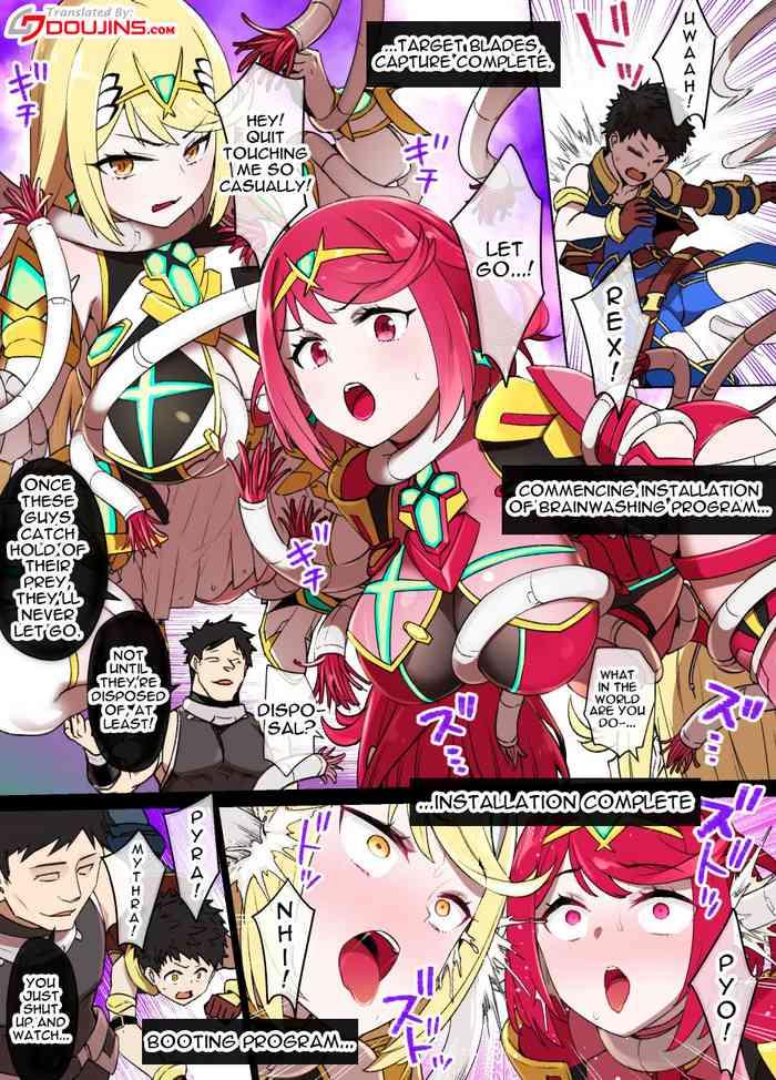 Humiliation Homura & Hikari Sennou NTR Manga 14P | Homura & Hikari Brainwashing NTR - Xenoblade Chronicles 2