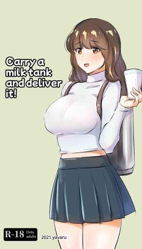 Stepdaughter Carry a milk tank and deliver it - Original Balls