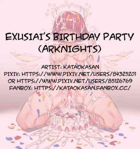 Hood Exusiai's Birthday Party - Arknights Gay Emo