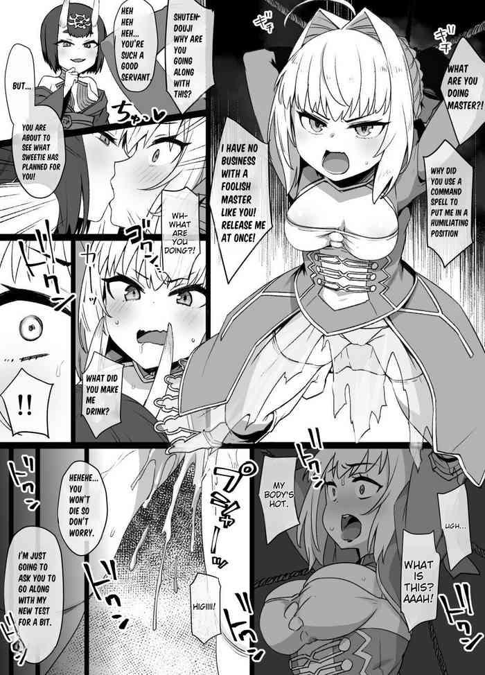 Roleplay FGO Shuten Douji X Nero Hyoui Manga |  FGO Shuten Doji X Nero Possession Manga - Fate Grand Order