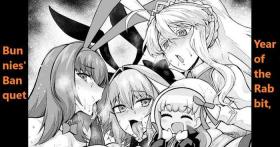 Clothed Sex Usagidoshi, Bunny-tachi no Utage | Year of the Rabbit, Bunnies Banquet - Fate grand order Pussy Licking