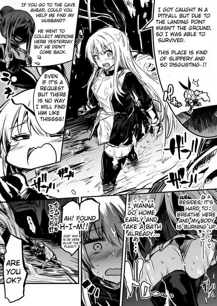 Fucking Sex Adventure-chan Who Got In Heat While Rescue A Man On Request In The Dark Pit Mucus Swamp - Original