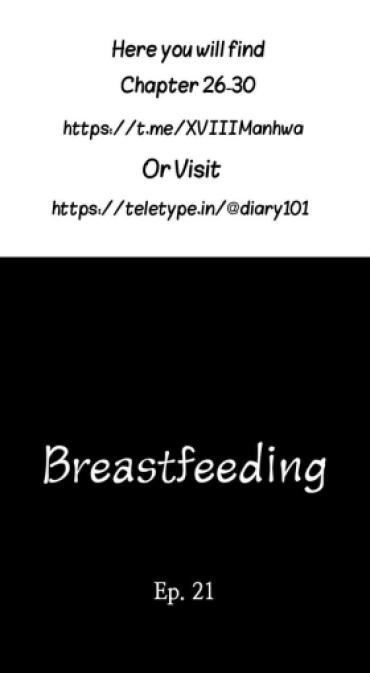 [Conjee] Breastfeeding (chapter 21 – 25) [English] [Webtoon]