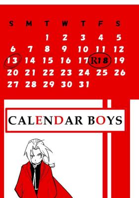 Brasileira Calendar Boys - Fullmetal alchemist | hagane no renkinjutsushi Free Blow Job